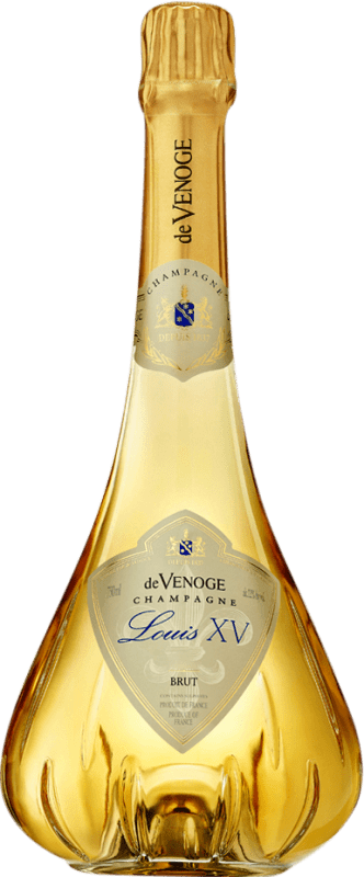 Бесплатная доставка | Белое игристое De Venoge Louis XV брют A.O.C. Champagne шампанское Франция Pinot Black, Chardonnay 75 cl