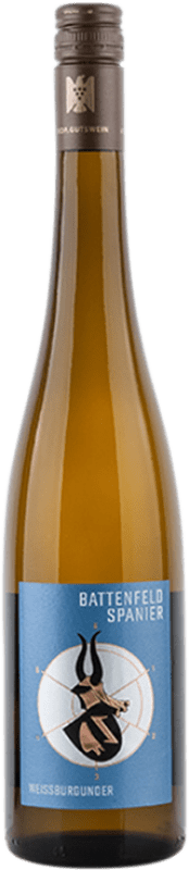 Envoi gratuit | Vin blanc Battenfeld Spanier Sec Q.b.A. Rheinhessen Rheinhessen Allemagne Pinot Blanc 75 cl