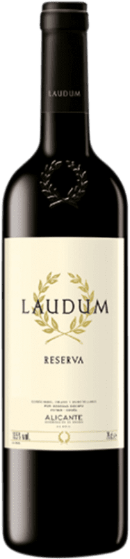 11,95 € | Красное вино Bocopa Laudum Резерв D.O. Alicante Сообщество Валенсии Испания Merlot, Cabernet Sauvignon, Monastrell 75 cl