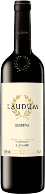 Free Shipping | Red wine Bocopa Laudum Reserve D.O. Alicante Valencian Community Spain Merlot, Cabernet Sauvignon, Monastrell 75 cl