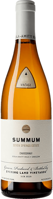 Free Shipping | White wine Evening Land Summum Aged A.V.A. Eola-Amity Hills Oregon United States Chardonnay 75 cl