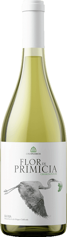 免费送货 | 白酒 Casa Primicia Flor Blanco Barrica D.O.Ca. Rioja 巴斯克地区 西班牙 Chardonnay 75 cl