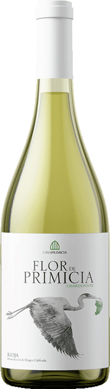 Free Shipping | White wine Casa Primicia Flor Blanco Barrica D.O.Ca. Rioja Basque Country Spain Chardonnay 75 cl
