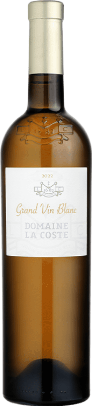 免费送货 | 白酒 Château La Coste Grand Vin Méditerranée Blanc 岁 普罗旺斯 法国 Chardonnay, Vermentino 75 cl