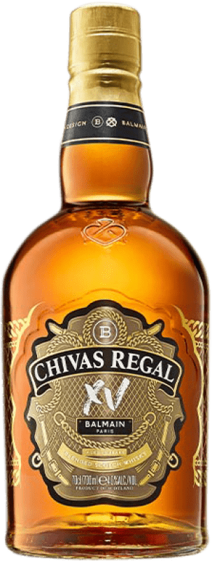 Envoi gratuit | Blended Whisky Chivas Regal XV Balmain Limited Edition Ecosse Royaume-Uni 70 cl