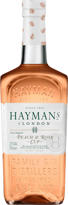 Бесплатная доставка | Ликеры Gin Hayman's Hayman's Peach & Rose Cup Объединенное Королевство 70 cl