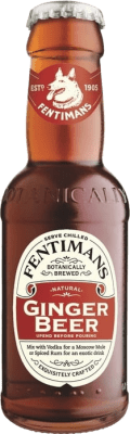 Getränke und Mixer 4 Einheiten Box Fentimans Ginger Beer Kleine Flasche 20 cl