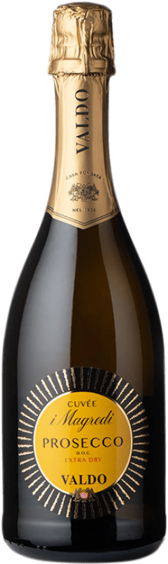 Бесплатная доставка | Белое игристое Valdo Cuvée i Magredi Экстра сухой D.O.C. Prosecco Италия Glera 75 cl