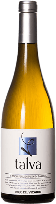 18,95 € Envio grátis | Vinho Branco Pago del Vicario Talva Fermentado en Barrica