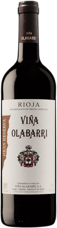 Spedizione Gratuita | Vino rosso Olabarri Gran Riserva D.O.Ca. Rioja La Rioja Spagna Tempranillo, Graciano, Mazuelo 75 cl