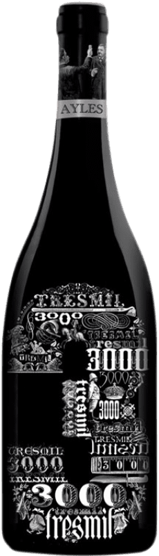 22,95 € | Red wine Pago de Aylés 3 de Tres Mil Aged D.O.P. Vino de Pago Aylés Aragon Spain Merlot, Grenache, Cabernet Sauvignon 75 cl