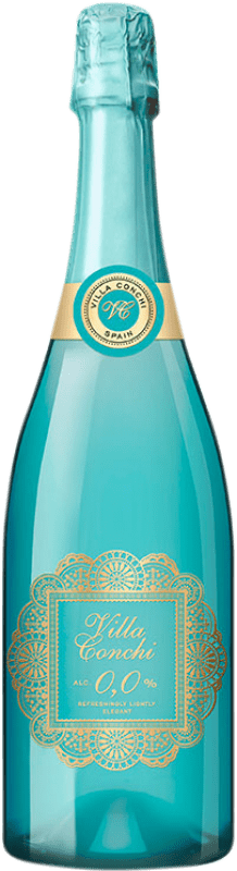 Envio grátis | Espumante branco Villa Conchi 0.0 Espanha Macabeo, Xarel·lo, Parellada 75 cl Sem Álcool