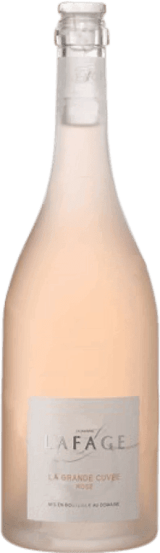 18,95 € Free Shipping | Rosé wine Domaine Lafage la Grande Cuvée Crianza Otras A.O.C. Francia France Grenache, Monastrell, Grenache Grey Bottle 75 cl