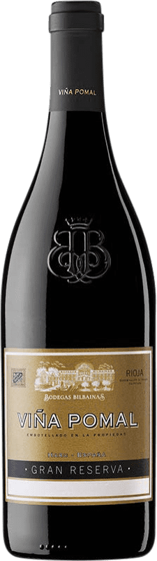32,95 € | Red wine Bodegas Bilbaínas Viña Pomal Grand Reserve D.O.Ca. Rioja The Rioja Spain Tempranillo, Graciano, Mazuelo, Carignan Bottle 75 cl