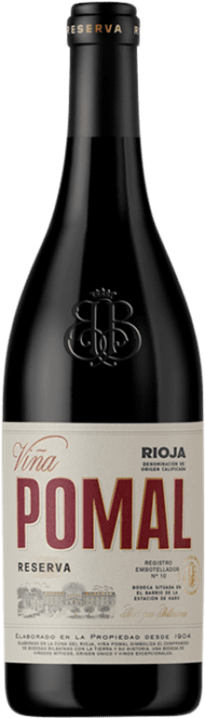 23,95 € Бесплатная доставка | Красное вино Bodegas Bilbaínas Viña Pomal Резерв D.O.Ca. Rioja