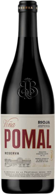 19,95 € Бесплатная доставка | Красное вино Bodegas Bilbaínas Viña Pomal Резерва D.O.Ca. Rioja