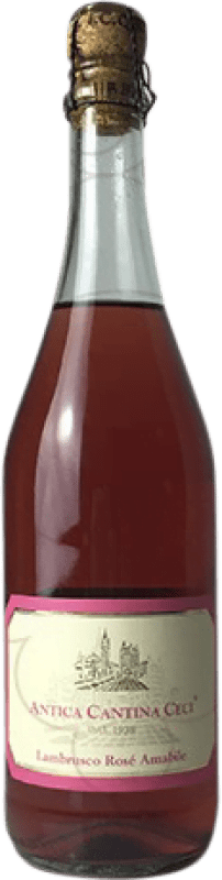 4,95 € Free Shipping | Rosé sparkling Ceci Antica D.O.C. Lambrusco di Sorbara Italy Lambrusco Bottle 75 cl