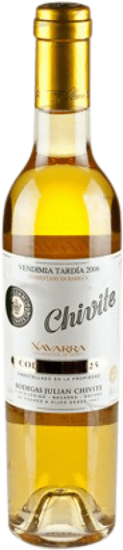 52,95 € Kostenloser Versand | Verstärkter Wein Chivite Vendimia Tardía D.O. Navarra Halbe Flasche 37 cl