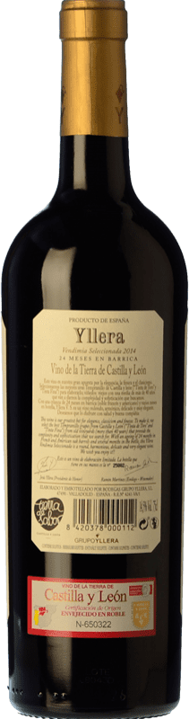 12,95 € Free Shipping | Red wine Yllera Vendimia Seleccionada Reserva I.G.P. Vino de la Tierra de Castilla y León Castilla y León Spain Bottle 75 cl