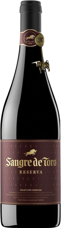 8,95 € 送料無料 | 赤ワイン Torres Sangre de Toro レセルバ D.O. Catalunya