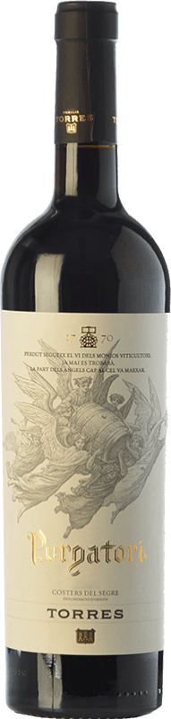 28,95 € Free Shipping | Red wine Torres Purgatori Crianza D.O. Costers del Segre Catalonia Spain Syrah, Grenache, Mazuelo, Carignan Bottle 75 cl