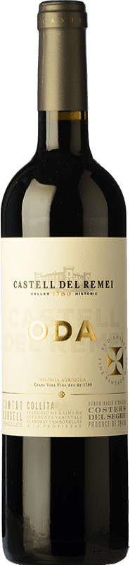 12,95 € Free Shipping | Red wine Castell del Remei Oda Crianza D.O. Costers del Segre Catalonia Spain Tempranillo, Merlot, Cabernet Sauvignon Bottle 75 cl