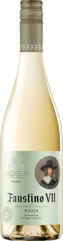 Envoi gratuit | Vin blanc Faustino VII Jeune D.O.Ca. Rioja La Rioja Espagne Viura 75 cl