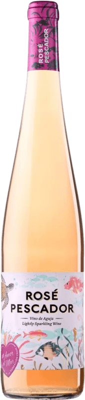 Envio grátis | Espumante rosé Perelada Pescador Rose Jovem D.O. Empordà Catalunha Espanha Merlot, Grenache, Trepat 75 cl