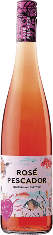 Envio grátis | Espumante rosé Perelada Pescador Rose Jovem D.O. Empordà Catalunha Espanha Merlot, Grenache, Trepat 75 cl