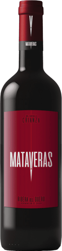 14,95 € Free Shipping | Red wine Mataveras Crianza D.O. Ribera del Duero Castilla y León Spain Tempranillo, Merlot, Cabernet Sauvignon Bottle 75 cl