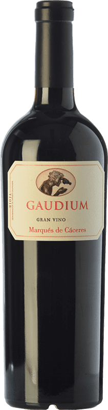 42,95 € Free Shipping | Red wine Marqués de Cáceres Gaudium D.O.Ca. Rioja The Rioja Spain Tempranillo, Graciano Bottle 75 cl