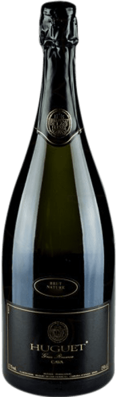 45,95 € | 白起泡酒 Huguet de Can Feixes Brut Nature 大储备 D.O. Cava 加泰罗尼亚 西班牙 Pinot Black, Macabeo, Parellada 瓶子 Magnum 1,5 L