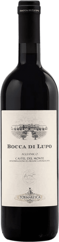 54,95 € Free Shipping | Red wine Tormaresca Bocca di Lupo Otras D.O.C. Italia Italy Aglianico Bottle 75 cl