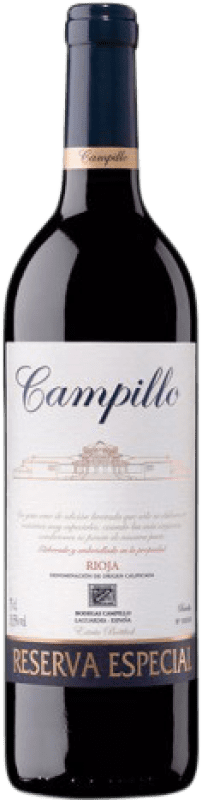 23,95 € | Vin rouge Campillo Especial Réserve D.O.Ca. Rioja La Rioja Espagne Tempranillo, Graciano 75 cl