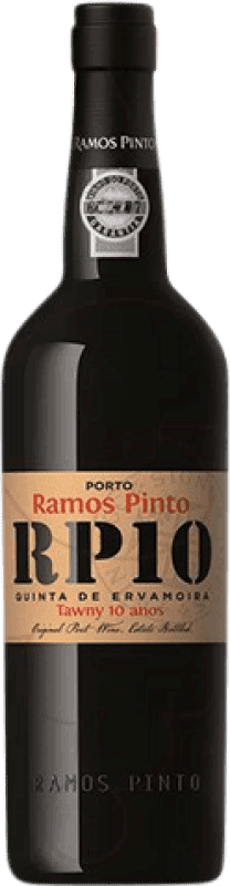 62,95 € Бесплатная доставка | Крепленое вино Ramos Pinto Tawny I.G. Porto 10 Лет