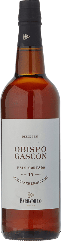 43,95 € 免费送货 | 强化酒 Barbadillo Obispo Gascón Palo Cortado D.O. Jerez-Xérès-Sherry