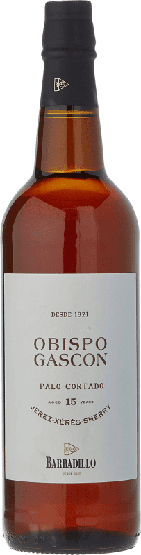 49,95 € | Fortified wine Barbadillo Obispo Gascón Palo Cortado D.O. Jerez-Xérès-Sherry Andalucía y Extremadura Spain Palomino Fino Bottle 75 cl