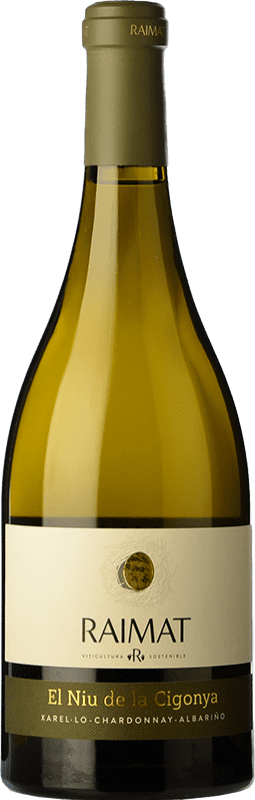 Free Shipping | White Wine Raimat El Niu de la Cigonya Crianza — Aged D.O. Costers del Segre Catalonia Spain Xarel·lo, Chardonnay, Albariño — Albarinho 75 cl