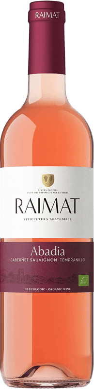 6,95 € | 玫瑰酒 Raimat Abadia Rose Ecològic Organic 年轻的 D.O. Costers del Segre 加泰罗尼亚 西班牙 Tempranillo, Cabernet Sauvignon 75 cl