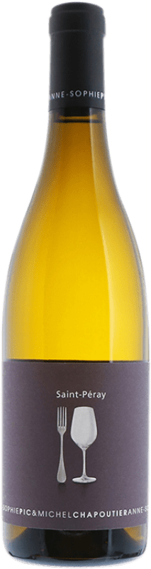 Envoi gratuit | Vin blanc Michel Chapoutier Anne Sophie Pic A.O.C. Saint-Péray France Marsanne 75 cl