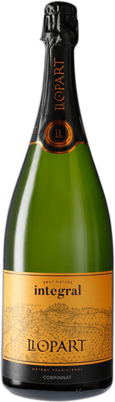 32,95 € | White sparkling Llopart Integral Brut Nature Reserva D.O. Cava Catalonia Spain Xarel·lo, Chardonnay, Parellada Magnum Bottle 1,5 L