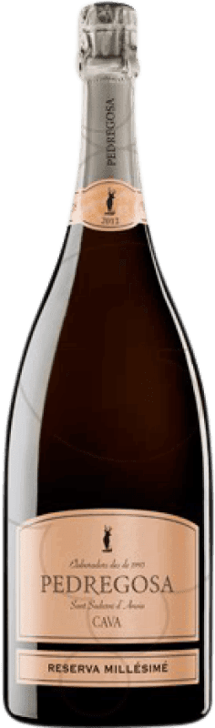 19,95 € | White sparkling Pedregosa Millésimé Brut Nature Reserve D.O. Cava Catalonia Spain Pinot Black, Macabeo, Chardonnay Magnum Bottle 1,5 L