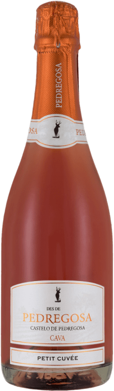 送料無料 | ロゼスパークリングワイン Pedregosa Petit Cuvée ブルットの自然 若い D.O. Cava カタロニア スペイン Pinot Black, Trepat 75 cl