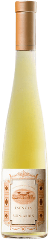 63,95 € Envío gratis | Vino blanco Castillo de Monjardín Esencia de Monjardin D.O. Navarra Media Botella 37 cl