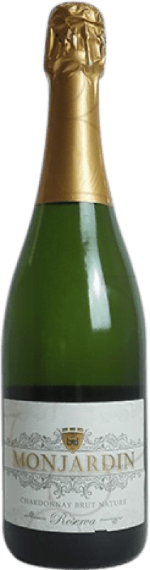 Envoi gratuit | Vin Mousseux Blanc Castillo de Monjardín Brut Nature Jeune Aragon Espagne Chardonnay 75 cl
