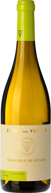 11,95 € Free Shipping | White wine Torre del Veguer Sitges Joven D.O. Penedès Catalonia Spain Malvasía Bottle 75 cl