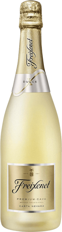 7,95 € | 白スパークリングワイン Freixenet Carta Nevada 甘い D.O. Cava カタロニア スペイン Macabeo, Xarel·lo, Parellada 75 cl