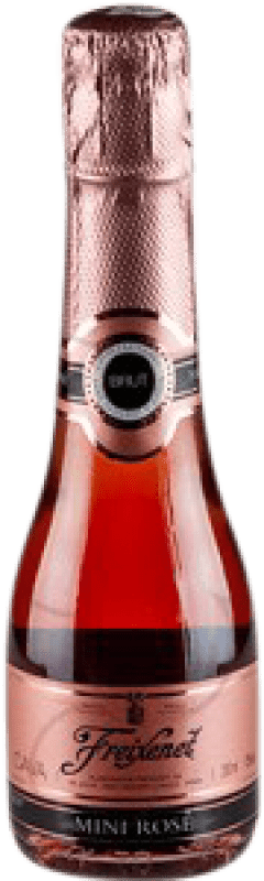 Envio grátis | Espumante rosé Freixenet Rosé Brut Jovem D.O. Cava Catalunha Espanha Grenache, Trepat Garrafa Pequena 20 cl