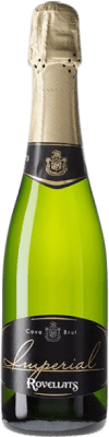 8,95 € | 白起泡酒 Rovellats Imperial 香槟 预订 D.O. Cava 加泰罗尼亚 西班牙 Macabeo, Xarel·lo, Parellada 半瓶 37 cl