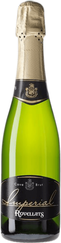 11,95 € Envoi gratuit | Blanc mousseux Rovellats Imperial Brut Réserve D.O. Cava Demi- Bouteille 37 cl